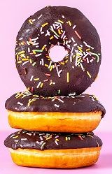 DONUTS RING CHOCOLATE ICED WRAPPED 80GM X 20 ORIG