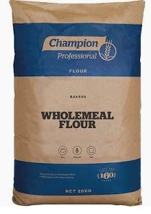 FLOUR WHOLEMEAL 20KG CHAMPION