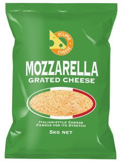 CHEESE MOZZARELLA GRATED 5KG ECLIPSE