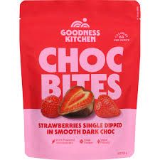 STRAWBERRY CHOC BITES 200GM