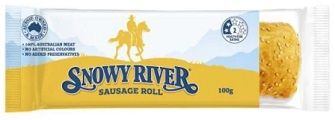 SAUSAGE ROLL 100GM (24CTN) SNOWY RIVER