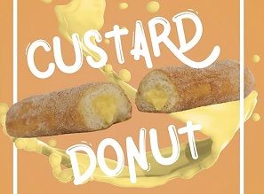 DONUTS CUSTARD LONG 12 PKT