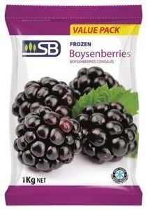 BERRIES BOYSENBERRY V/PACK 1KG SB 9702