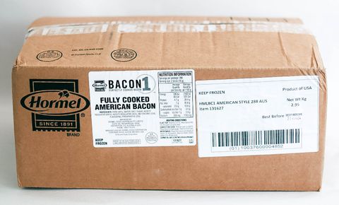 BACON SLICES (2 X 144 RASHES) HORMEL