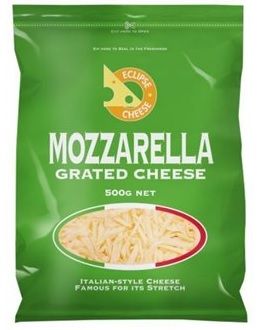 CHEESE MOZZARELLA GRATED 500GM MILLIGANS