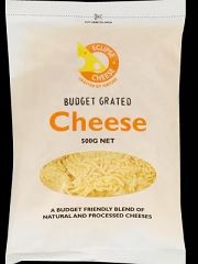 CHEESE BUDGET GRATED 500GM MILLIGANS