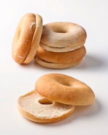 BAGELS PLAIN 90GM (40) FRENCH BAKERY #150