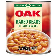 BAKED BEANS 2.95KG OAK