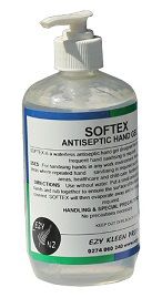 SOFTEX ANTISEPTIC HAND GEL (WATERLESS) F/CAP 500ML