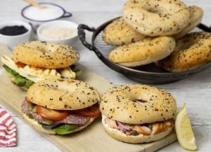 BAGELS EVERYTHING SOURDOUGH (8X4PKTS) F/BAK