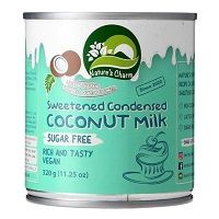 COCONUT MILK CONDENSED SUGAR FREE 320GM NATURES CHARM