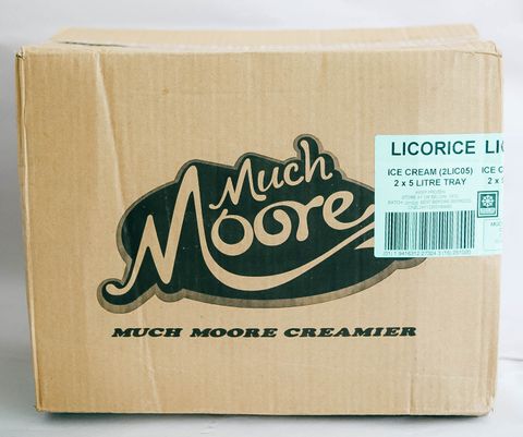 ICE CREAM LICORICE 2X5LTR M/MOORE