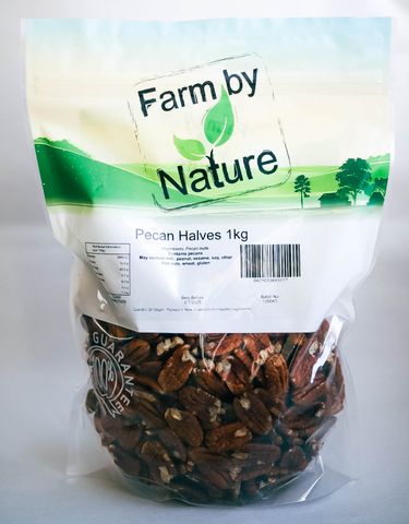 PECAN HALVES 1KG FARM BY NATURE