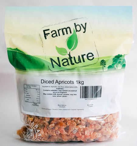 APRICOT DICED DRIED 1KG FBN