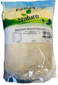 NUTS ALMOND BLANCHED GROUND 1KG FBN