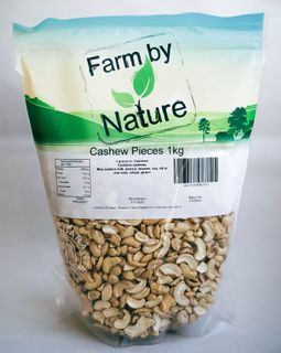 NUTS CASHEW PIECES 1KG FARM BY NATURE