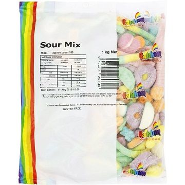 LOLLY SOUR PARTY MIX 1KG