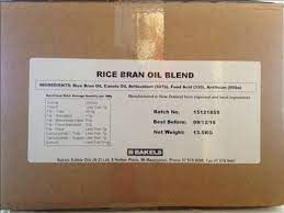 OIL RICEBRAN BLEND 15LTR/13.5KG BAG N BOX BAKEL