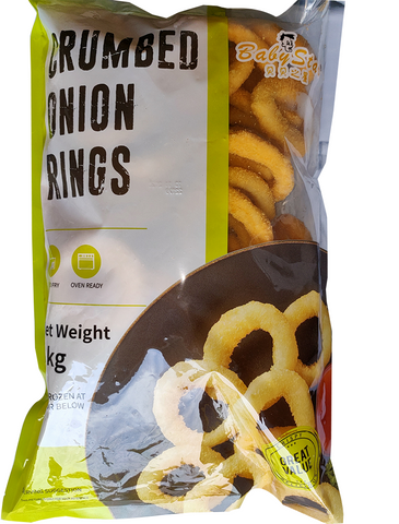 ONION RING CRUMBED 1KG (10CTN) BABY STAR S/M3791