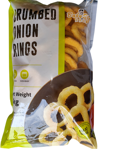 ONION RING CRUMBED 1KG (10CTN) BABY STAR