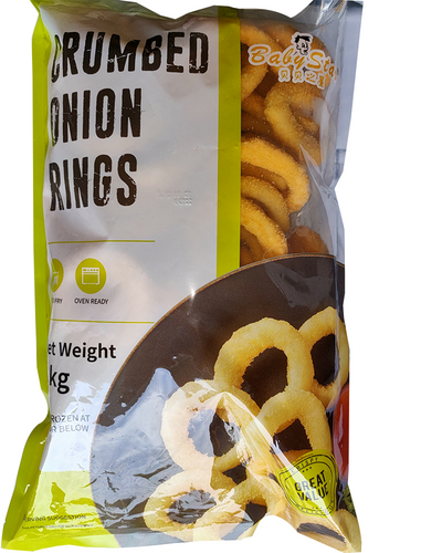 ONION RING CRUMBED 1KG (10CTN) BABY STAR