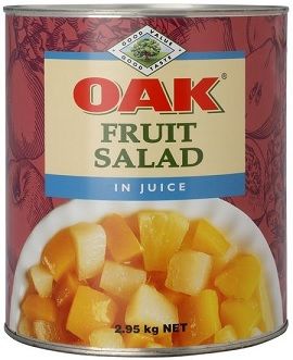 SALAD FRUIT IN CLEAR JUICE 2.9KG OAK