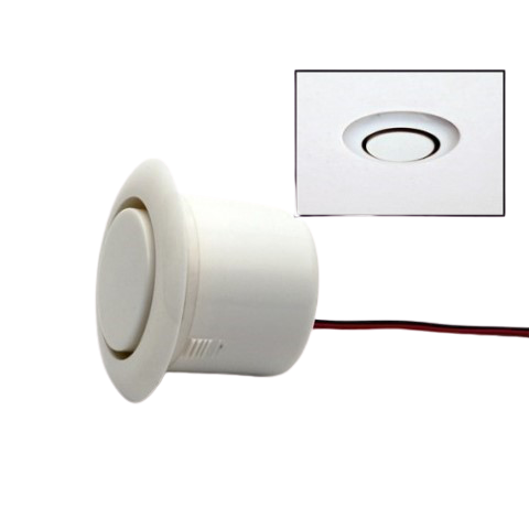 DFM Round Flush Mount Piezo - Internal SIren ( 100 - 004 )