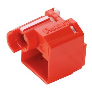 NFS RJ45 Plug Locks - RED (Pack of 10)
