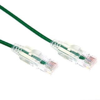 Dynamix 1M Slimline Cat 6 Green UTP