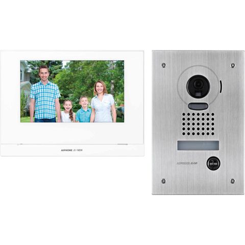 Aiphone Wifi 7inch Touchscreen Handsfree Kit includes JO1MDW JODVF & PS1820