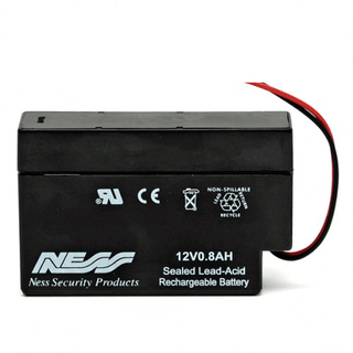 Ness R8 / R16  Main Unit Battery 12v 0.8Ah