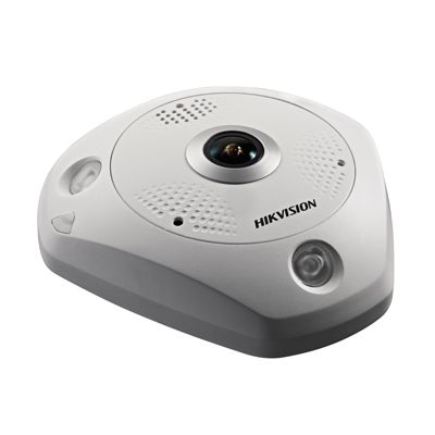 Hikvision 12MP IP66 IR Fisheye with Audio & I/O