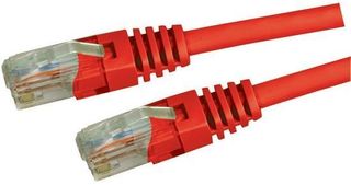 Dynamix 0.3M Cat 5E Red UTP Patch Lead