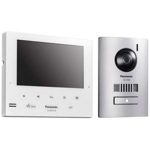 Panasonic Slimline 7 Home Video Intercom Kit (White)