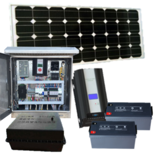 Hikvision 500w Solar Kit including 12/24v Controller