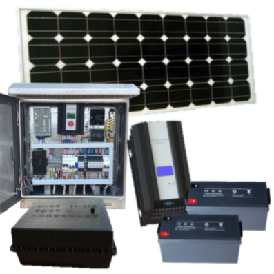 Hikvision 500w Solar Kit including 12/24v Controller