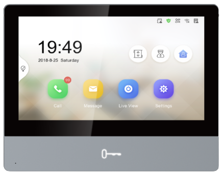 Hikvision IP Intercom  Gen2 7 inch Touch-Screen Indoor Station WiFi