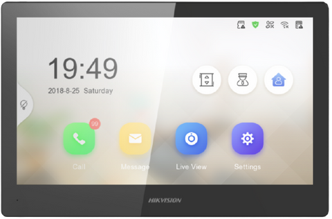 Hikvision IP Intercom  Gen2 10 inch Touch-Screen Indoor Station WiFi