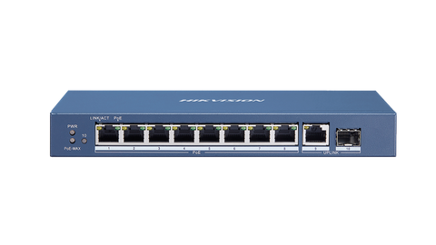 Hikvision L2 8 port +2 Gigabit POE switch unmanaged