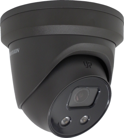 Hikvision 8MP 4K IR Fixed 2.8mm AcuSense Turret -  SL & Audible Warn in BLACK