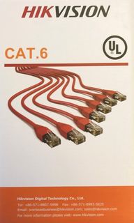 Hikvision CAT 6 Data Cable 305m Box - Orange