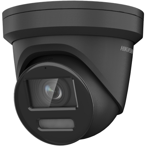 Hikvision 8MP ColorVu + Acusense Fixed Turret 2.8mm Network Camera - BLACK