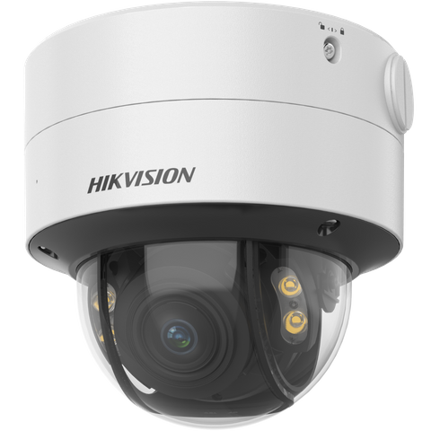 Hikvision 4MP ColorVu + Acusense Motorized 3.6 - 9mm VF Dome Network Camera