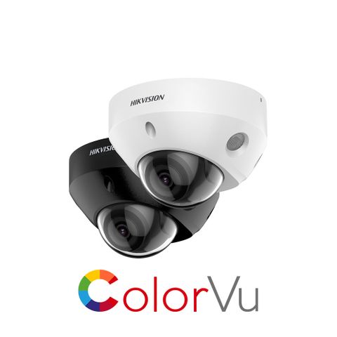 Hikvision 4MP Colorvu & AcuSence Puck 2.8mm Fixed Lens - BLACK