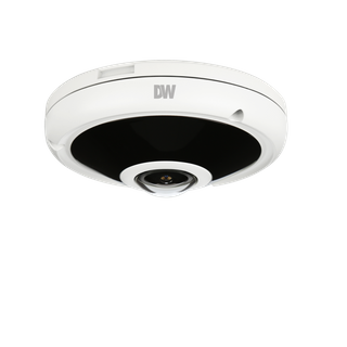 MEGApix CaaS all-in-one 5MP vandal fisheye IP camera with 1.5mm lens, 512GB