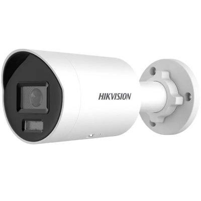 Hikvision 8MP Smart Hybrid Lt, ColorVu+Acu, 2.8mm, Audio/Strobe, Mini Bullet