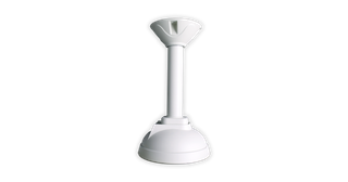 Ceiling mount bracket - white