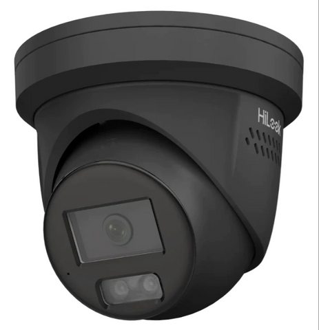 HiLook 6MP 2.8mm IntelliSense Turret BLACK, Dual IR 30m, Mic, IP67 Camera