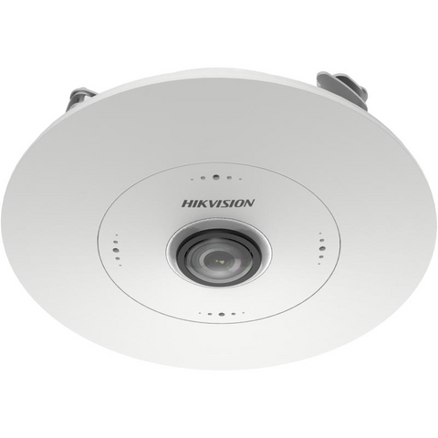 Hikvision 12MP DeepinView Fisheye with Audio & I/O - Indoor Recessed
