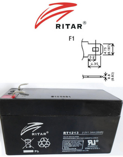 Ritar Supercharge 12V 1.3Ah Battery